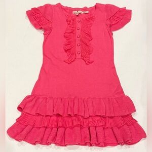Juicy Couture Vibrant Pink Ruffle Dress